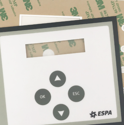 caratules frontals maquinaria